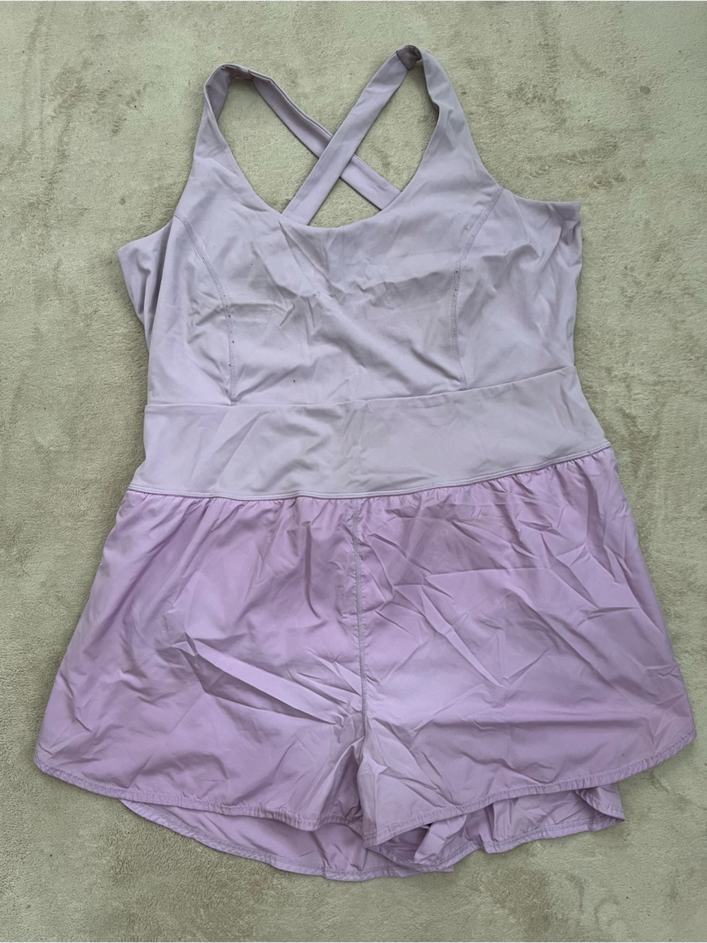 Lilac Athletic Romper